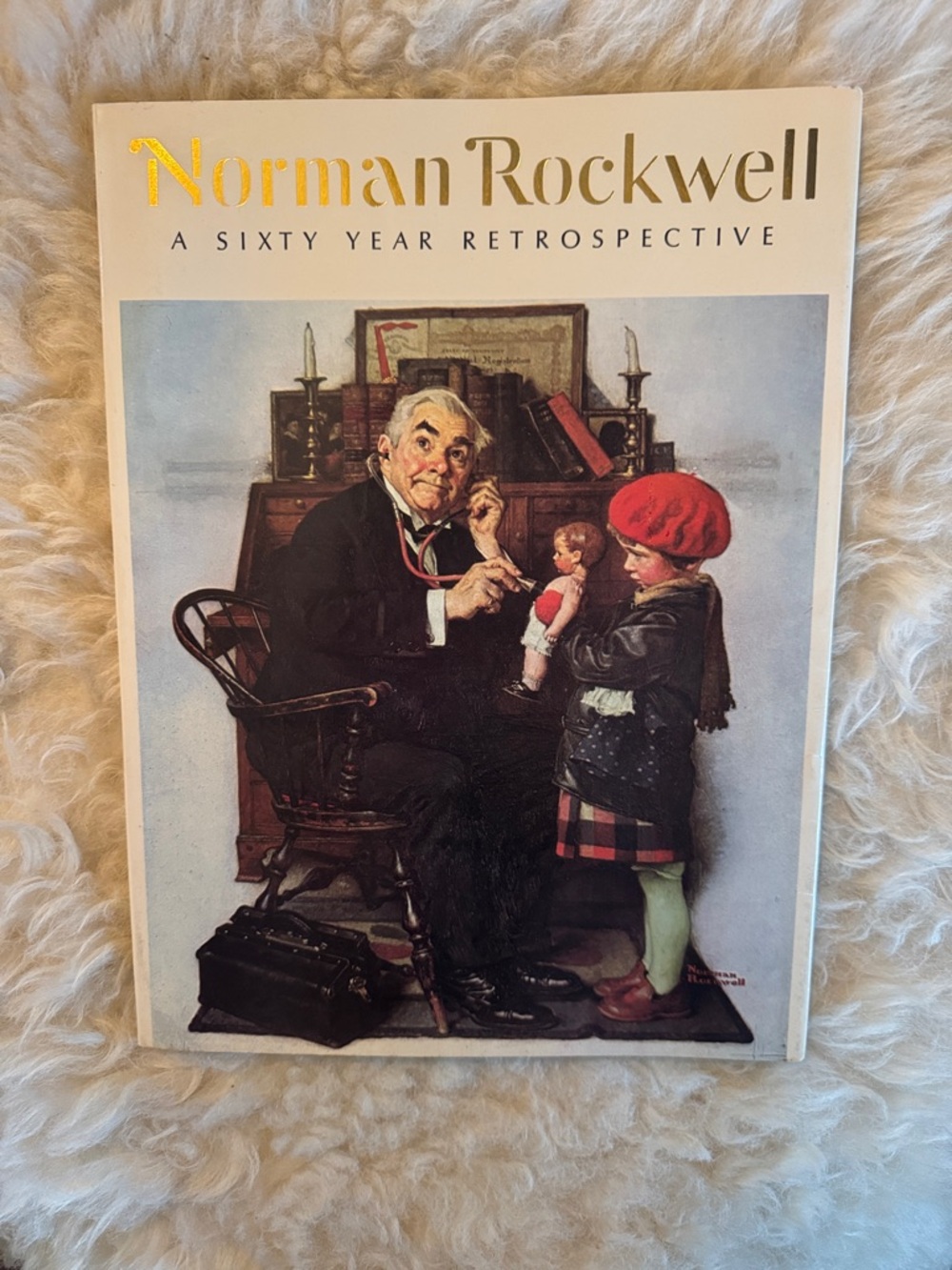Norman Rockwell A Sixty Year Retrospective Art Book - White/Cream